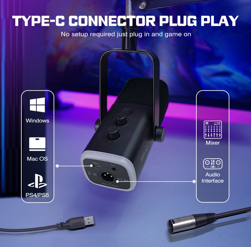 Am8 FIFINE USB/XLR Dynamic Microphone